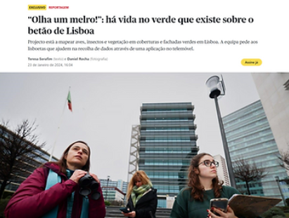 Appearance on Jornal Pblico